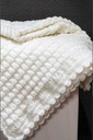 Extra image for White Baby Blanket
