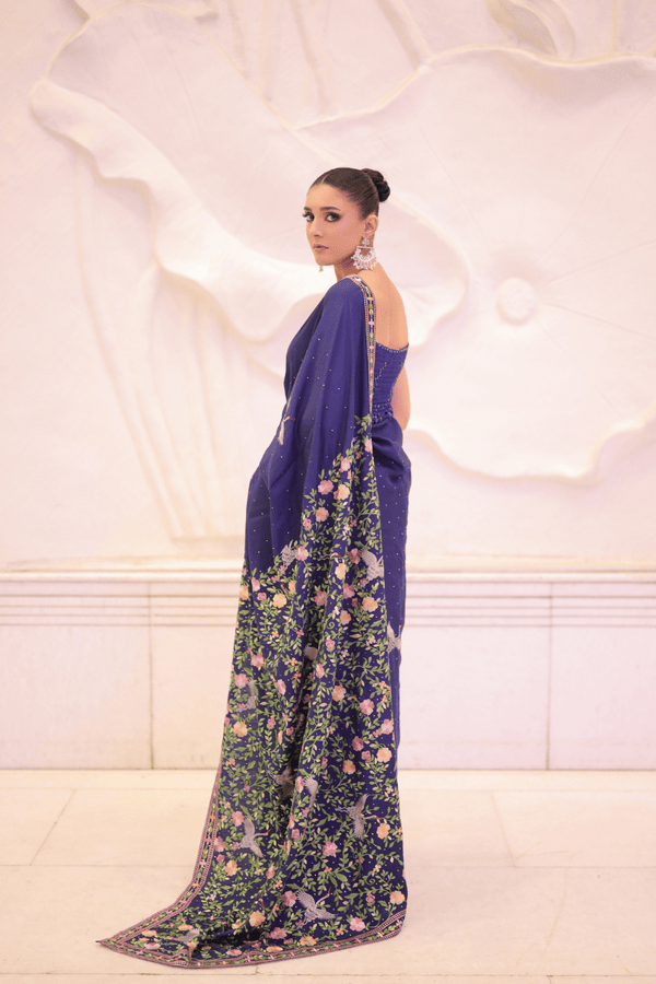 Extra image for Royal Plum Elegance Saree