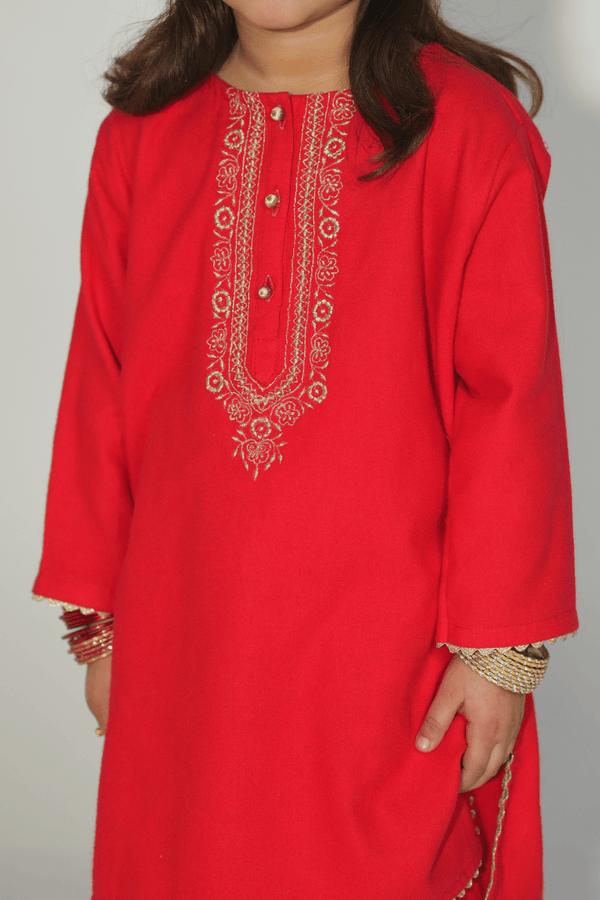 Extra image for Red Kurta Shalwar