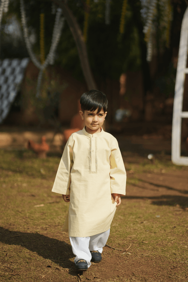 Extra image for Lime Hand Tarkashi Kurta