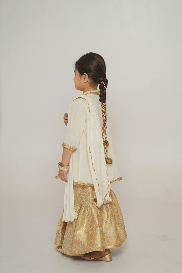 Extra image for Gold Festive Dress