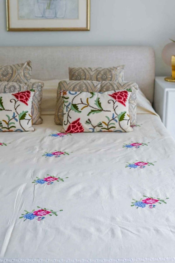 Extra image for Crochet Tarkashi Bed Sheet