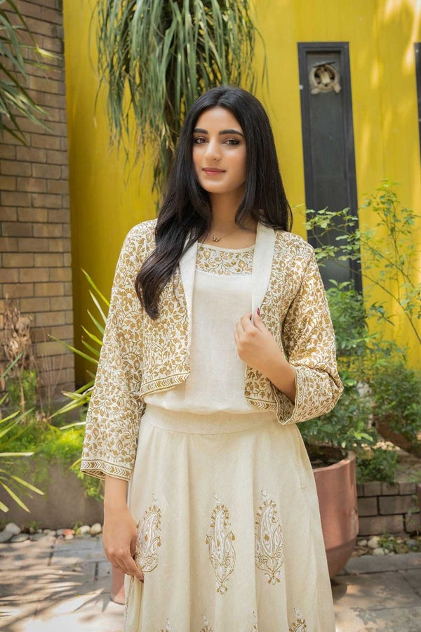 Extra image for Block print Skirt outfit