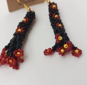 Beaded tube Earrings