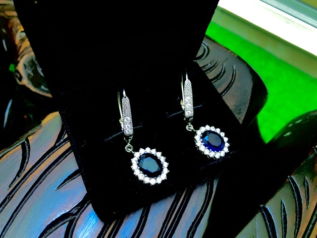 Sapphire Earrings