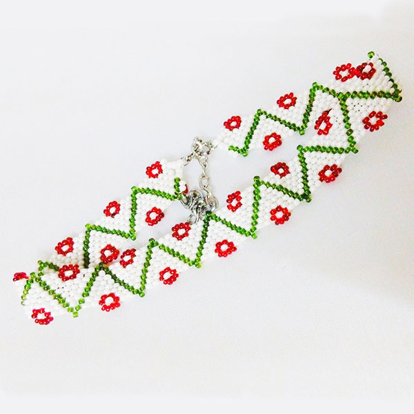 Handmade Beaded Choker