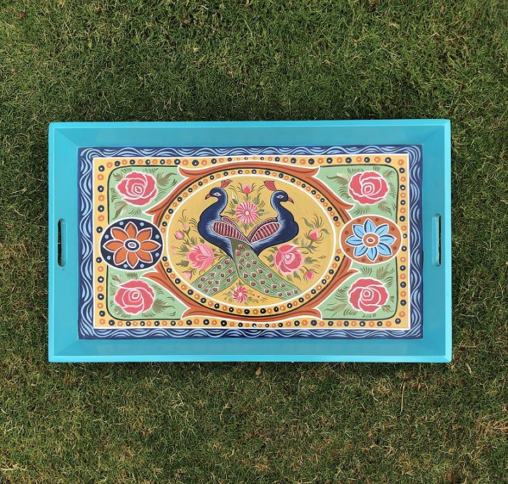 Truck art Hand painted tray