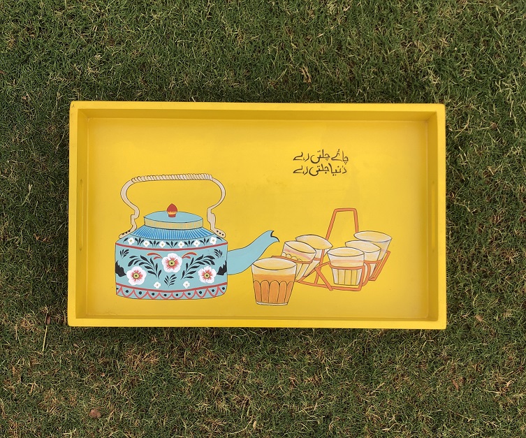 Chai Hand painted Tray