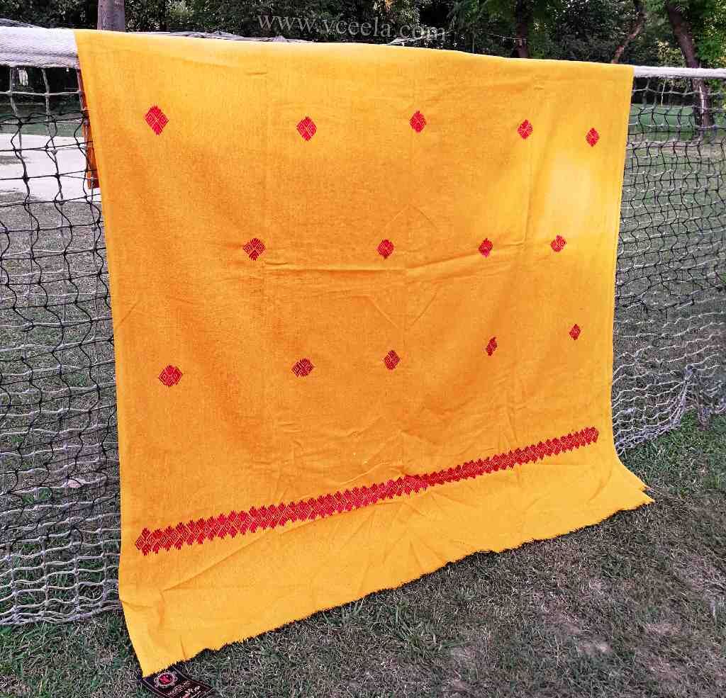 Hand Emberiodered Shawl