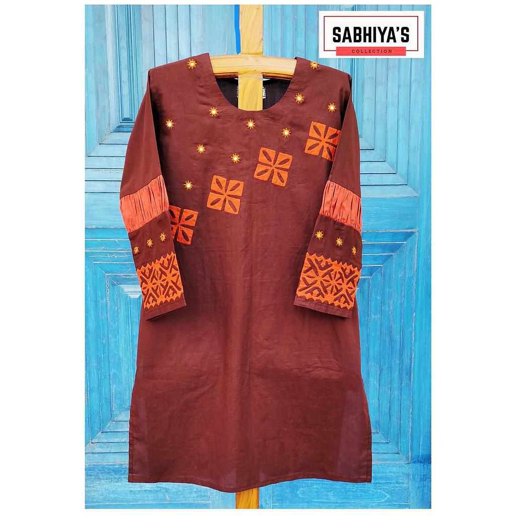 Caramel Applique Shirt