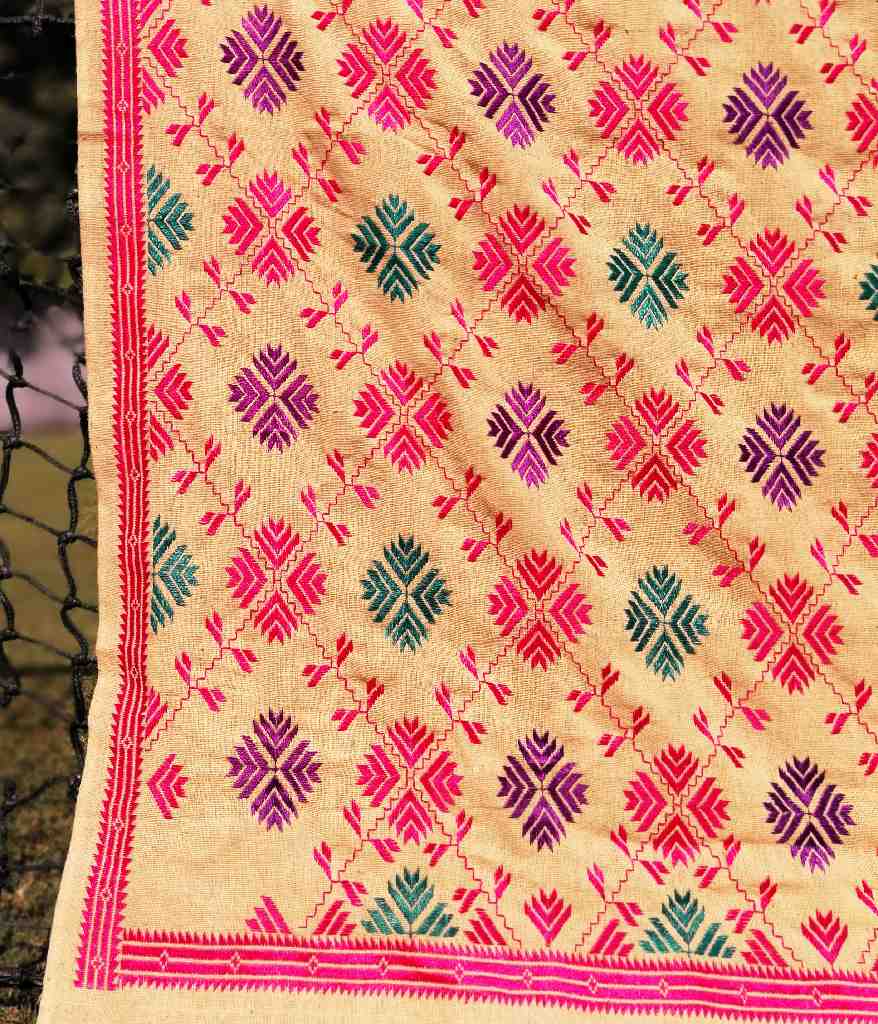 Embroidered Phulkari Shawl         