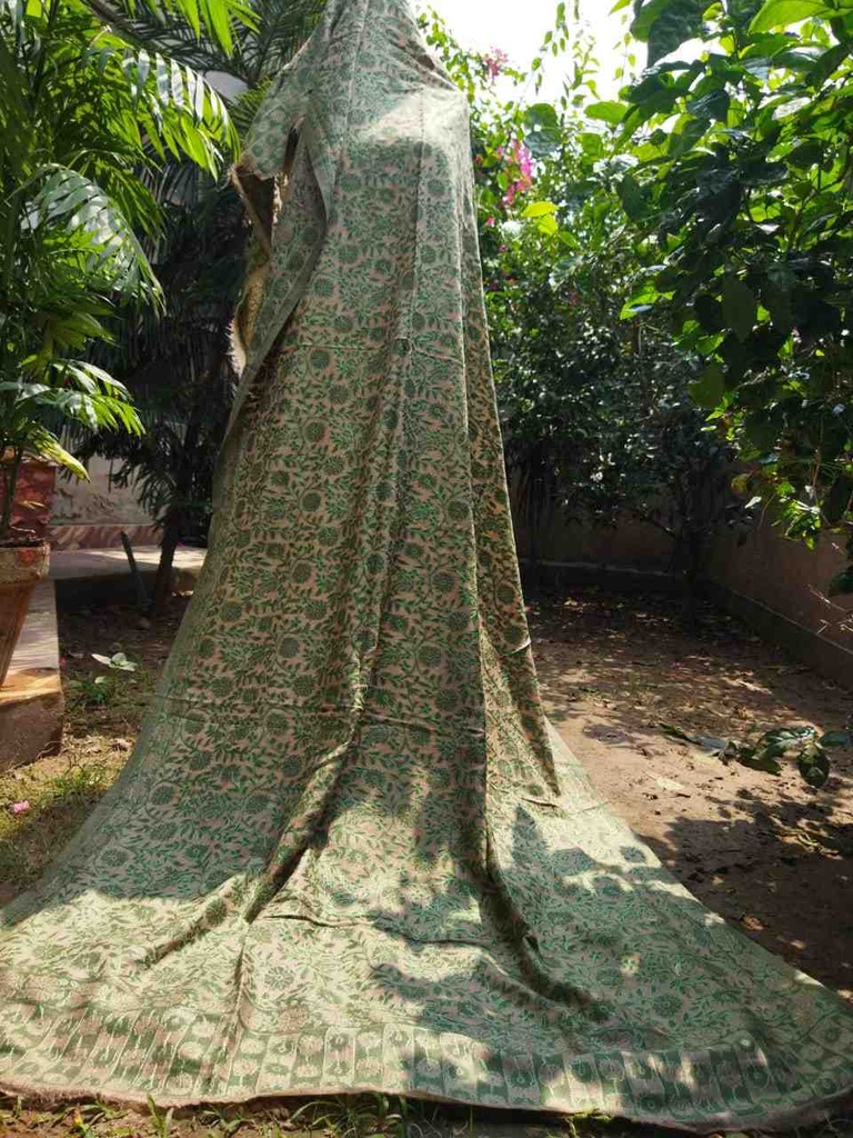 Woolen Kani Outline Shawl