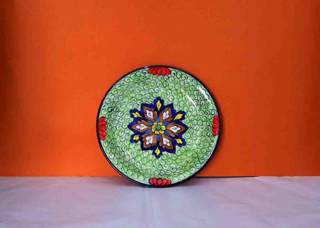 Blue Pottery Plate (Large)