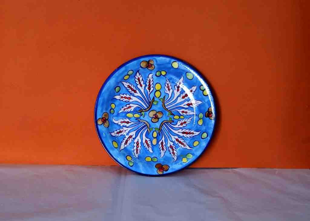 Blue Pottery Plate (Large)