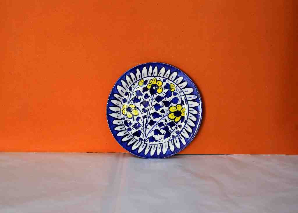 Blue Pottery Plate (Large)