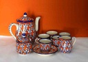 Blue Pottery Tea Set