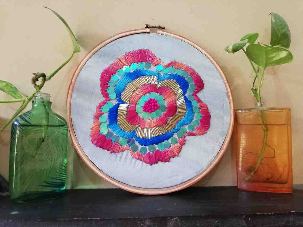Decorative Embroided Hoop