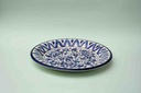 Blue pottery Dinner plate     