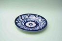 Blue Pottery Dinner Plate