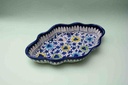 Blue Pottery Fruit Bowl