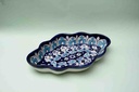 Blue Pottery Fruit Bowl
