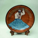 Blue Pottery Decorative Art Plate