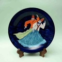 Blue Pottery Decorative Art Plate