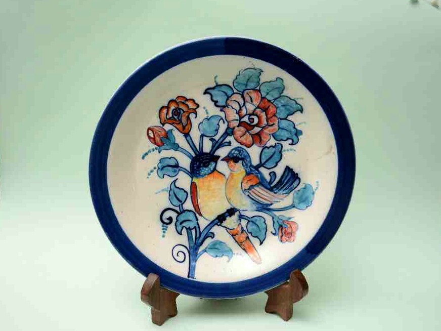 Blue Pottery Decorative Art Plate