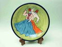 Blue Pottery Decorative Art Plate