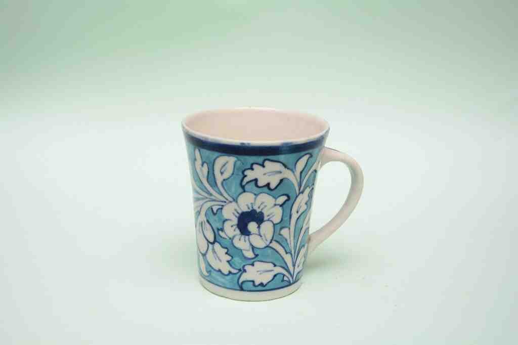 Blue Pottery Mug