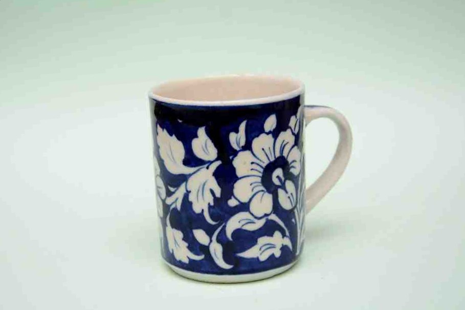 Blue Pottery Mug