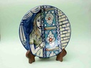 Blue Pottery Decorative Art Plate