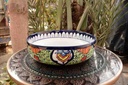 Blue Pottery Large Bowl