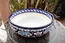 Blue Pottery Large Bowl