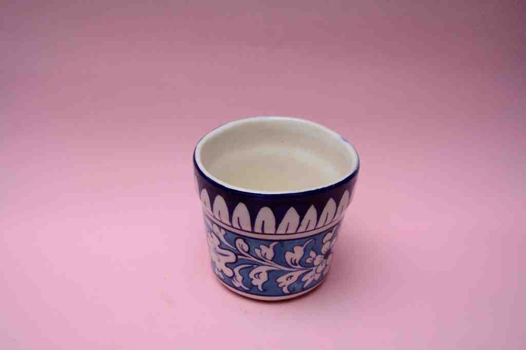 Blue Pottery Small Planter