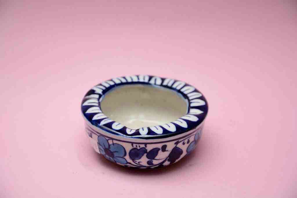 Blue Pottery Ash Tray