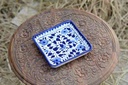 Blue Pottery Square Shape Serving Tray