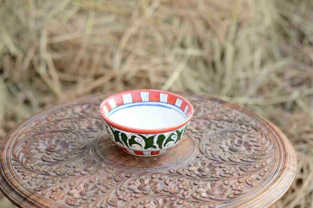 Blue Pottery Deep Bowl