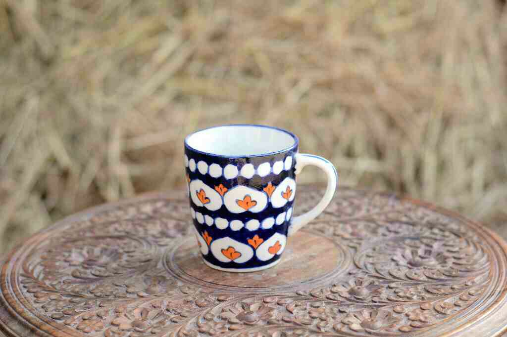 Blu Pottery Mug