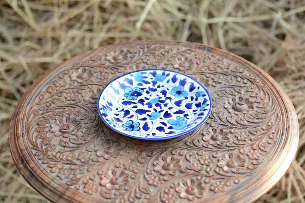 Blue Pottery Quarter Plate