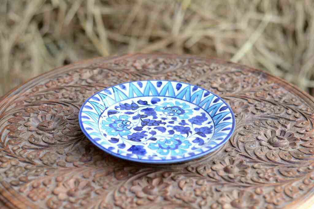 Blue Pottery Quarter Plate