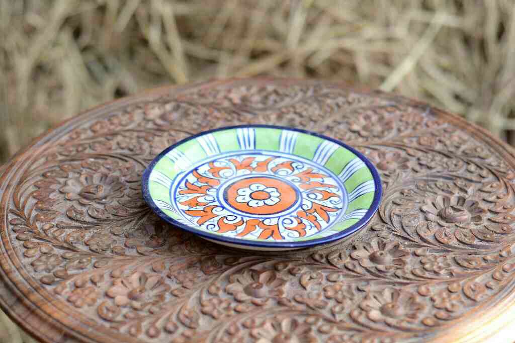 Blue Pottery Quarter Plate