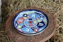 Blue Pottery Pizza Tray