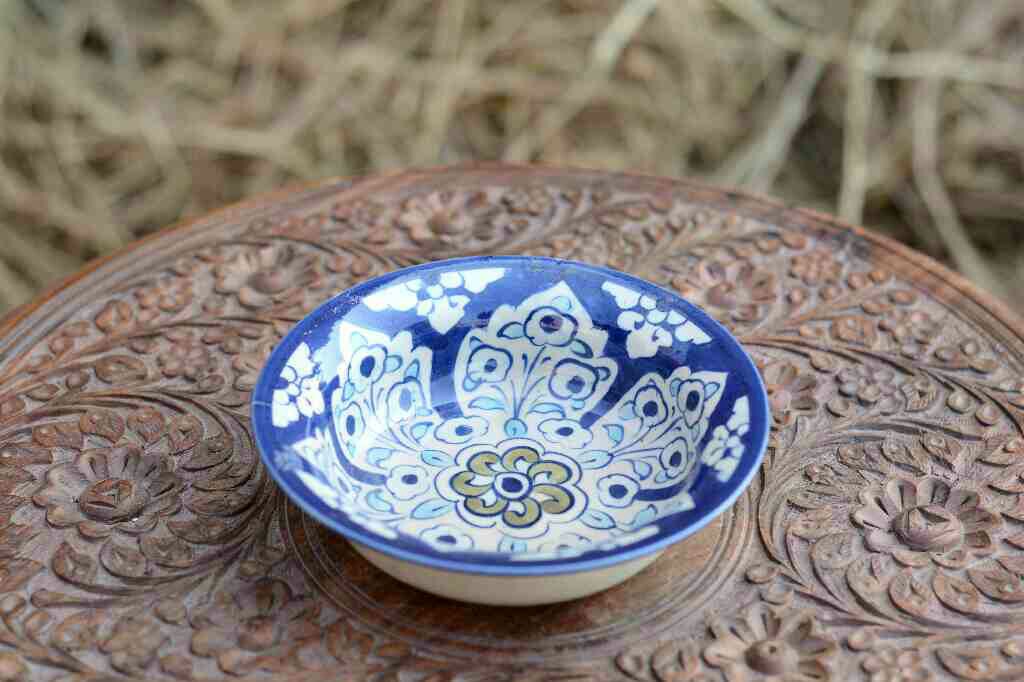 Blue Pottery Bowl