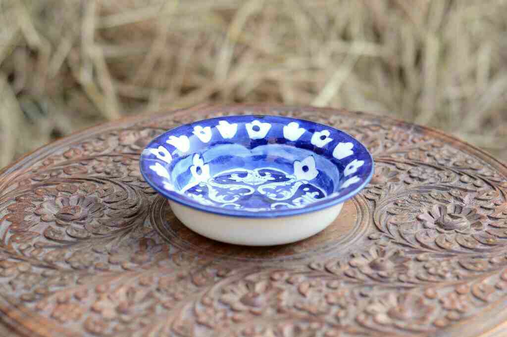 Blue Pottery Bowl