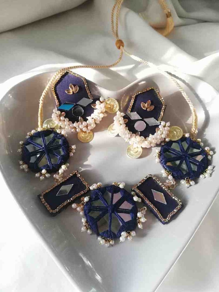 Customized Fabric Jewelry Set 