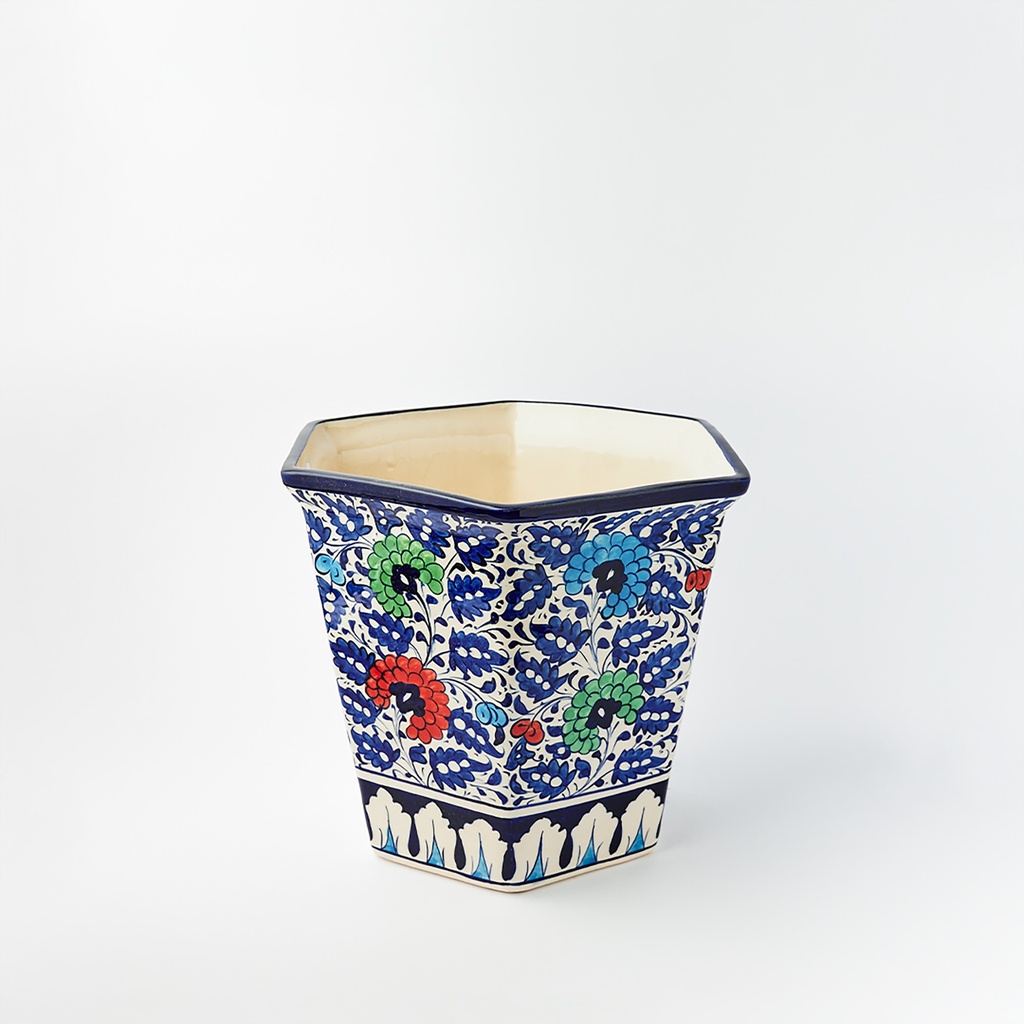 Blue Pottery Planter (MC-I)