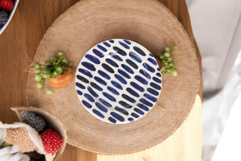 Blue Pottery Quarter Plate