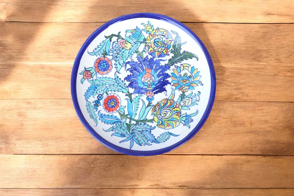 Blue Pottery Full Plate