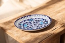 Blue Pottery Rice Dish